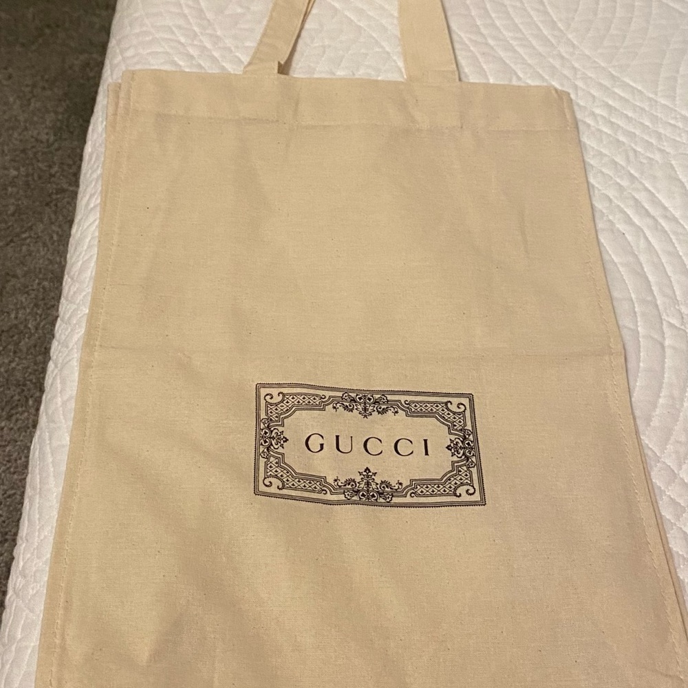 Authentic New Gucci Reusable Canvas Tote Shopping
Shoulder Bag Cotton